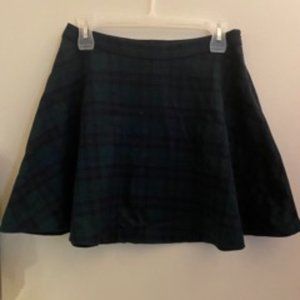 Plaid mini skirt